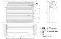 双轨双帘无机特级防火卷帘