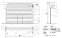 带疏散门防火卷帘GFJ-PLF